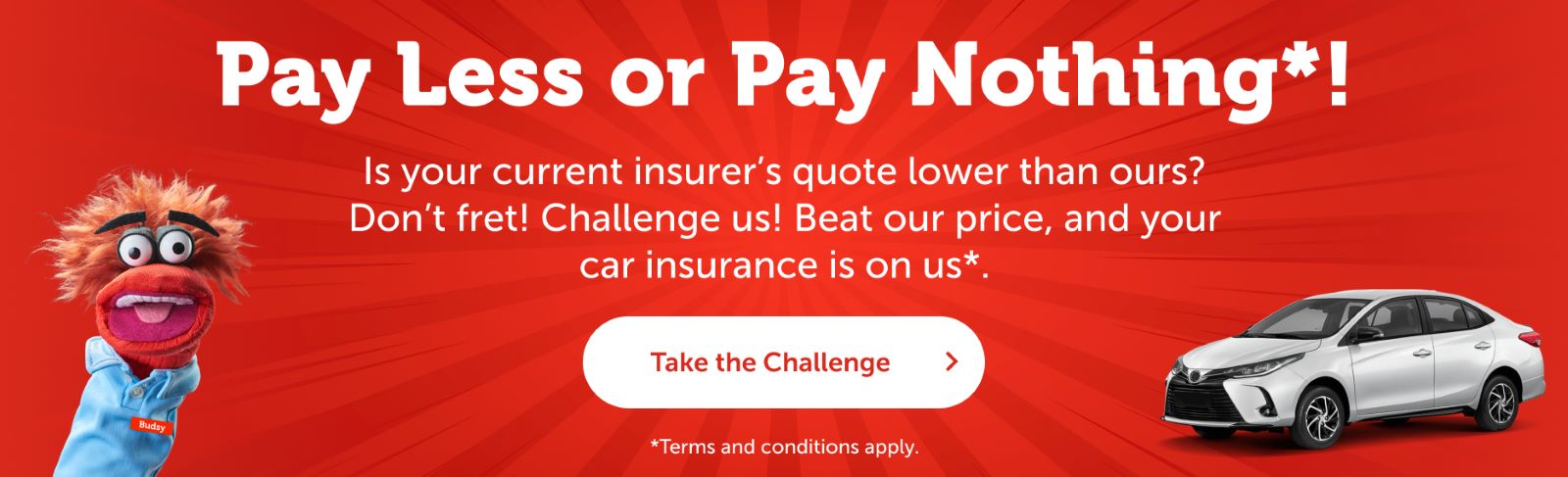 pay less or pay nothing